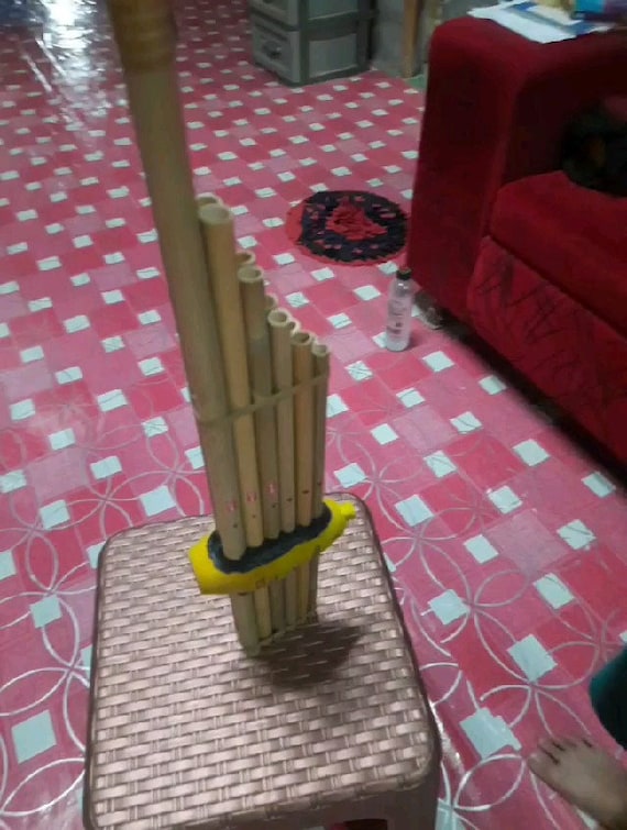 Thai Khaen Instrument Bamboo Isan Mouth Organ Musical Traditional Beginner Kids - Image 2