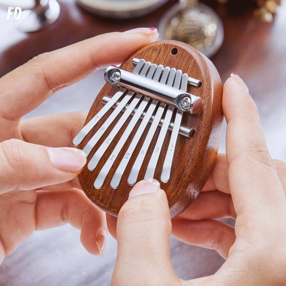 Meditation Instrument - 8 Key Kalimba Beginner Mbira Deze Thumb Finger Piano Wooden African Instrument Meditating Spiritual, Musical Gift - Image 6
