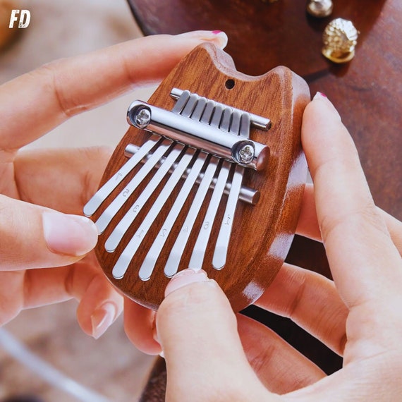 Meditation Instrument - 8 Key Kalimba Beginner Mbira Deze Thumb Finger Piano Wooden African Instrument Meditating Spiritual, Musical Gift - Image 8