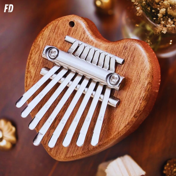 Meditation Instrument - 8 Key Kalimba Beginner Mbira Deze Thumb Finger Piano Wooden African Instrument Meditating Spiritual, Musical Gift - Image 5