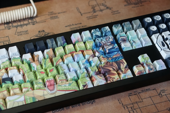 Personalized Transparent Keycap Side & Top Print Letter, Custom Cherry Profile Double Shot Shine Through PBT Keycaps for Mechanical Keyboard - Image 8