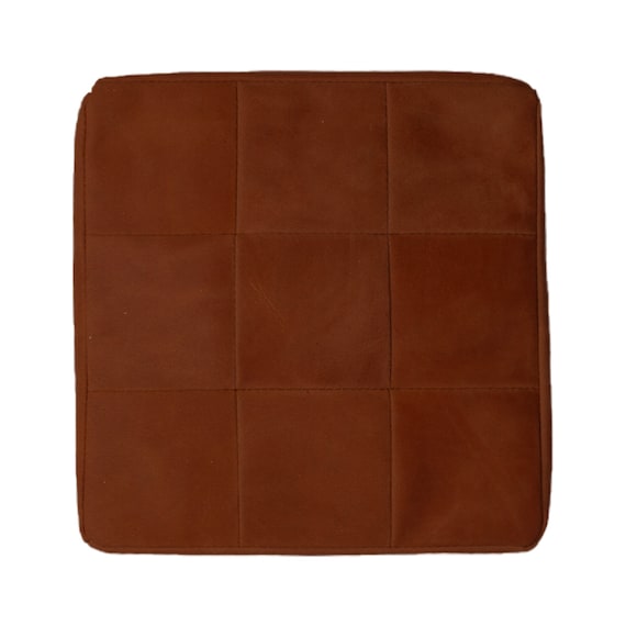 Handmade Genuine Leather Bolster Pillow: Modern Cylinder Lumbar Support - Image 6