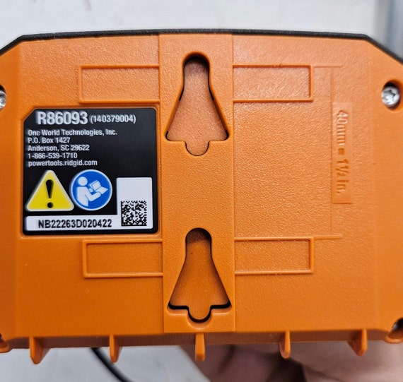 Ridgid 18V Battery Charger 1.5" Wall Mount *French Cleat and Screw To Wall Options* - Image 10