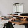 Modular Wooden Desk Drawers: Black Base, Oakywood Compatible Modular Wooden Desk Drawers: Black Base, Oakywood Compatible