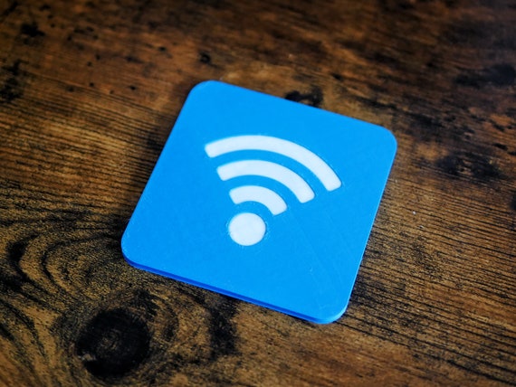 NFC WiFi Coaster - tap to connect to WiFi seamlessly | NFC | Gadget | Tech | Home | Guests | Cafe | Bar