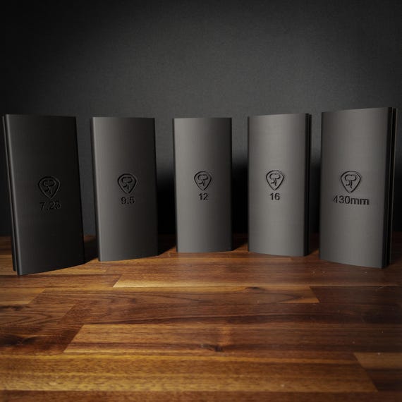 Luthier's Bundle (Set of 5) - Radius Sanding Blocks for Extended Range Guitar (3.5" Wide)