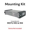 Under Desk Mount for MOTU M2 / M4 USB Audio Interface with Mounting Kit; 3 Color Options; Reversible; Easy Installation; Under Desk Mount for MOTU M2 / M4 USB Audio Interface with Mounting Kit; 3 Color Options; Reversible; Easy Installation;