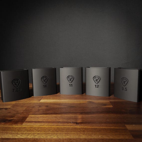 Luthier's Bundle (Set of 5) - Radius Sanding Blocks for Extended Range Guitar (3.5" Wide) - Image 2