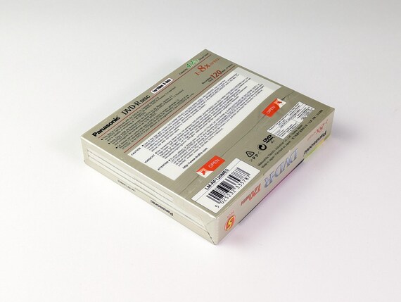 RARE! Sealed 5-Pack Panasonic DVD-R 4.7GB Blank DVD 120 min. 8x - Japan - Image 4