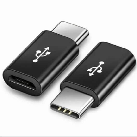 Micro USB to Type C Converter Adapter Black - Image 4