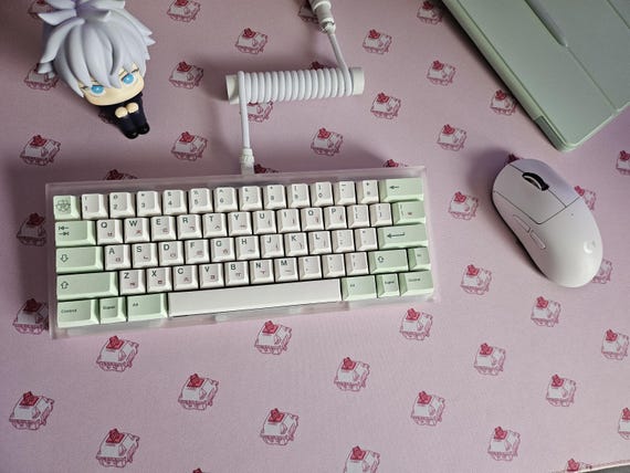 customize your own keyboard || creamy, thocky, poppy, clacky, or silent || hand lubed switches || ceramic, pbtfans, osume, etc keycaps - Image 2