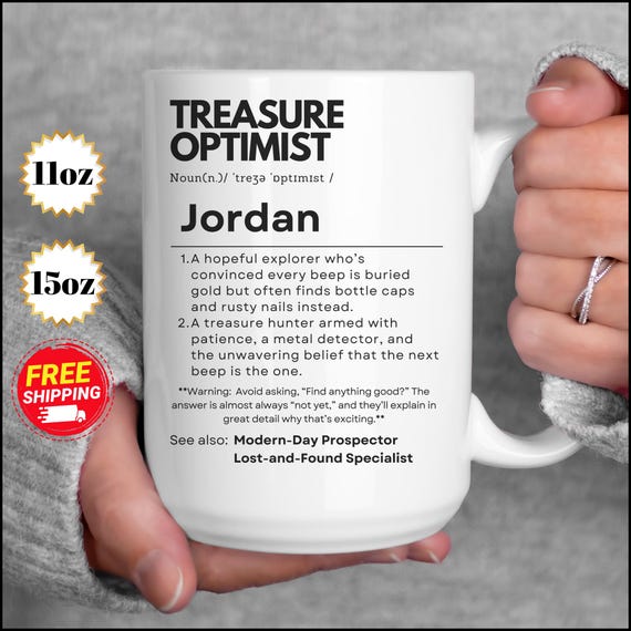 Gift for Metal Detector fans,  Customizable metal detector gift, Definition mug for Metal Detector Enthusiast, Friendsgiving, Dad Gift, - Image 6