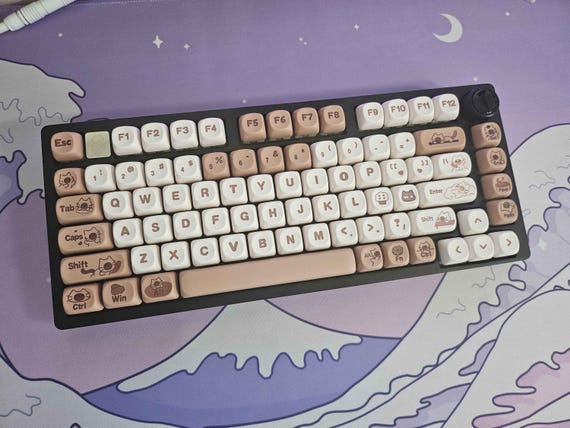 customize your own keyboard || creamy, thocky, poppy, clacky, or silent || hand lubed switches || ceramic, pbtfans, osume, etc keycaps - Image 6