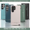 Personalized Samsung Tough Case: Custom Color Monogram Phone Cover Personalized Samsung Tough Case: Custom Color Monogram Phone Cover