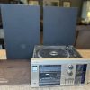 Vintage Rare Fisher MC 710 STEREO Audio Component System Cassette Radio LP Works Great But Needs Needle
