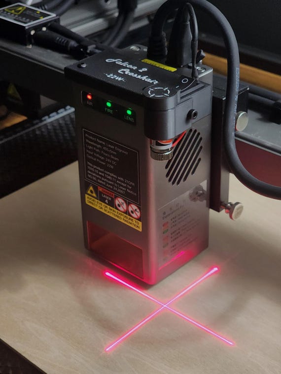 Creality Falcon 2 Laser Crosshairs (Fully Assembled) for 10W, 12W, 22W, 40W, 60W - Image 5