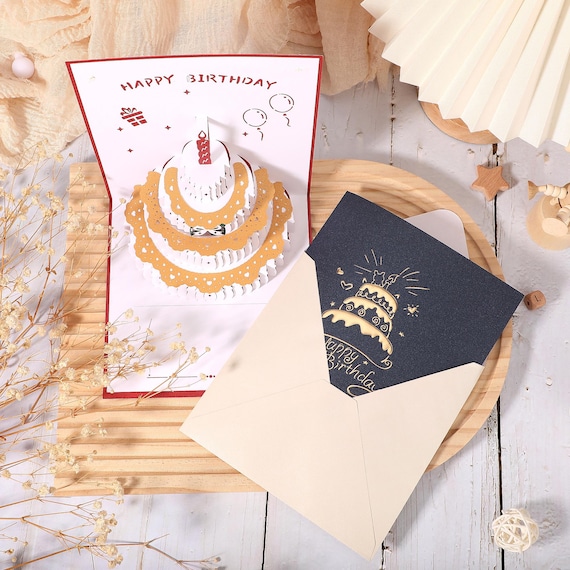 Musical Birthday Cards with Lights, Sound Recorded Cards, Gifts for Him, Gifts for Mom, Birthday Gift,3D Greeting Card, Birthday Party Favor - Image 8