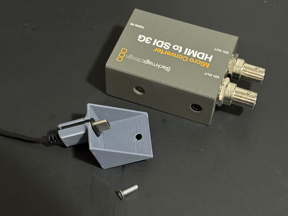 Strain Relief for Blackmagic Design Micro Converters (USB-C, 3G & 12G Compatible) BMD Micro converter directional, usb power strain relief - Image 4