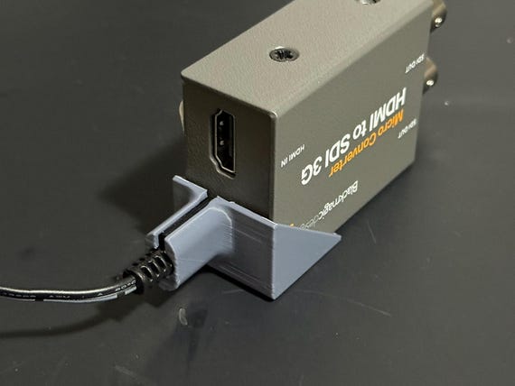 Strain Relief for Blackmagic Design Micro Converters (USB-C, 3G & 12G Compatible) BMD Micro converter directional, usb power strain relief - Image 2
