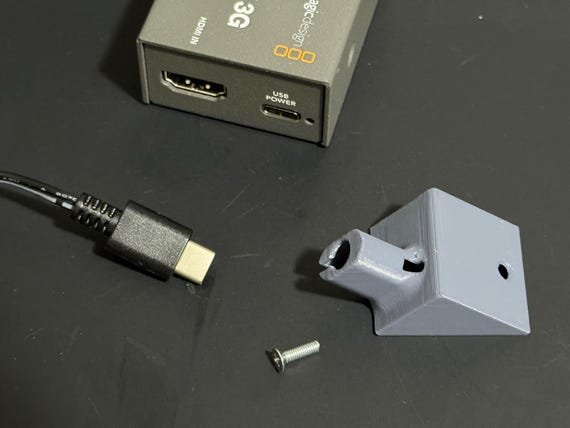 Strain Relief for Blackmagic Design Micro Converters (USB-C, 3G & 12G Compatible) BMD Micro converter directional, usb power strain relief - Image 6