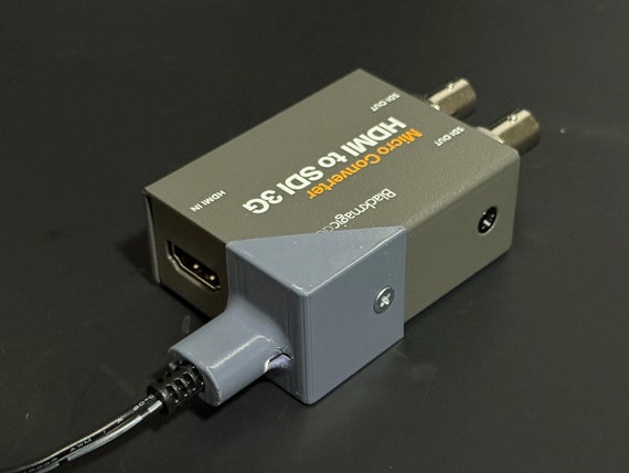 Strain Relief for Blackmagic Design Micro Converters (USB-C, 3G & 12G Compatible) BMD Micro converter directional, usb power strain relief