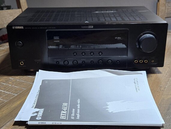 Vintage Yamaha Home Sound System HTR-6130 Amplifier with Speakers, Classic Audio Equipment for Music Lovers, Gift for Audiophiles - Image 5