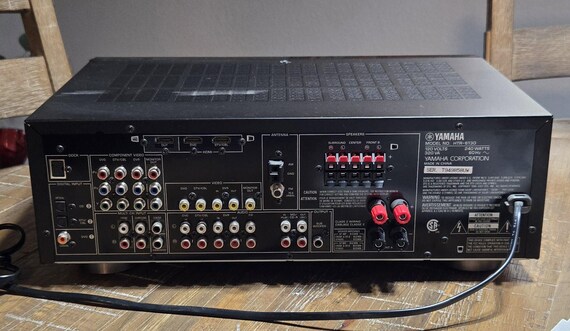 Vintage Yamaha Home Sound System HTR-6130 Amplifier with Speakers, Classic Audio Equipment for Music Lovers, Gift for Audiophiles - Image 6