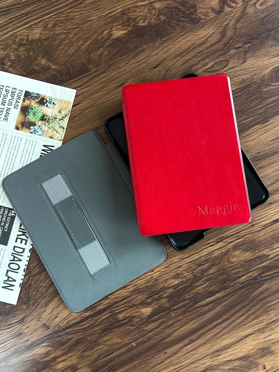 Personalised leather Kindle case All new kindle 6.8" 2021 case paperwhite 2022 case paperwhite 6" case kindle 10th 11th Gen Case Ebook Cover - Image 3