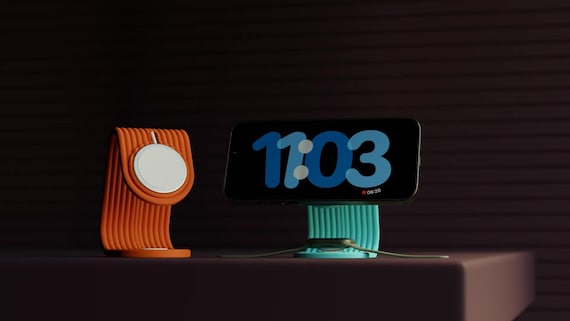 MagSafe Charger Stand: 3-in-1 Wireless Charging Dock & Desk Organizer - Image 4