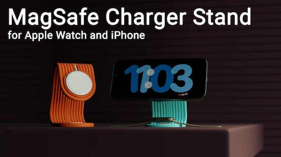 MagSafe Charger Stand: 3-in-1 Wireless Charging Dock & Desk Organizer - Image 2