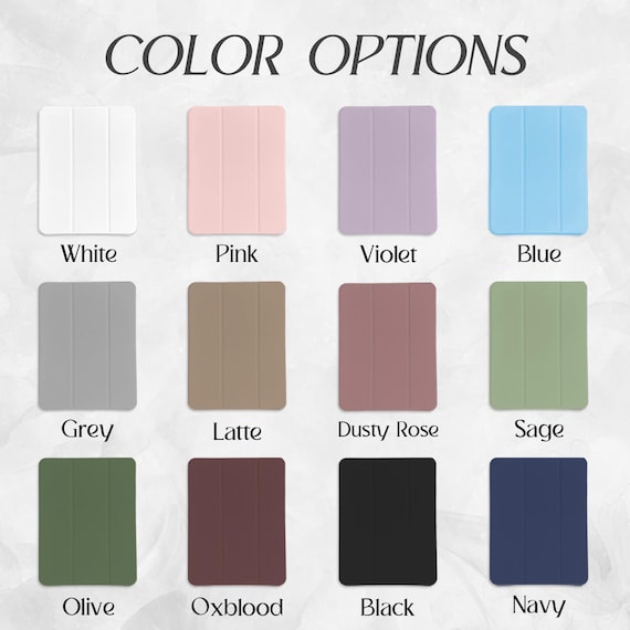 Custom Galaxy Tab Case: Solid Color, Personalized Samsung Tablet Cover - Image 3