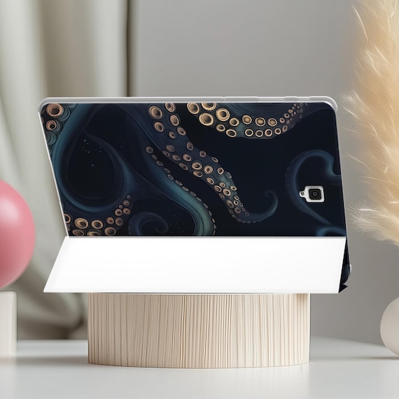 Octopus Case for Samsung S7 fe tablet S2 8.0 cover A 10.1 tab case Ocean Galaxy Tab A7 cute S3 9.7 cases S8 S6 lite S5e S9 Name Personalized - Image 2