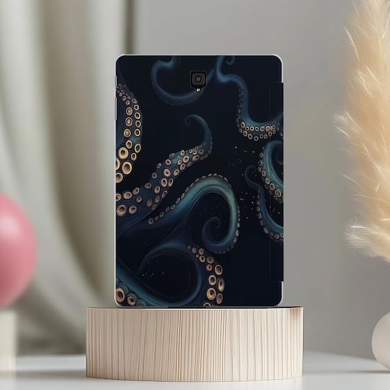 Octopus Case for Samsung S7 fe tablet S2 8.0 cover A 10.1 tab case Ocean Galaxy Tab A7 cute S3 9.7 cases S8 S6 lite S5e S9 Name Personalized - Image 3