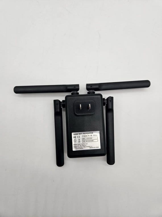 Netfun 300 Mbps WiFi Range Extender Black - Image 2