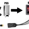 Adapter Converter For PS3 PS4 PS5 For Use With Older RCA AV TV Connection New Adapter Converter For PS3 PS4 PS5 For Use With Older RCA AV TV Connection New