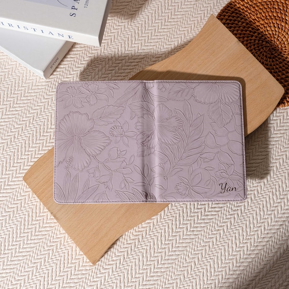 Retro Embossed Purple Leather Case with Strap and Stand, Kindle Paperwhite 12th 7'' Case, Kindle 11th 6'' Case 2024, Back to School Gift - Image 3