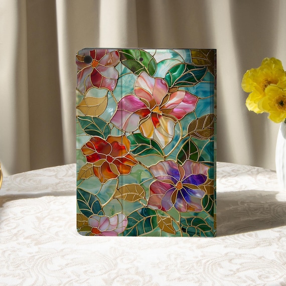 Stained Glass iPad Case, iPad 2025 11/10th Case, 2025 iPad Air 7/6/5/4 Case, iPad Pro 11"12.9"13" Case With Pencil Slot, iPad Mini 6/7 Case - Image 4