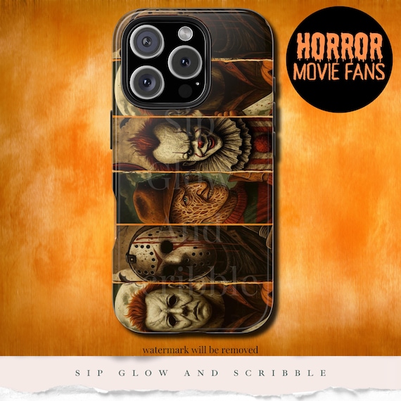 Halloween Gift phone case Halloween Horror iPhone 15 case Vintage Halloween iPhone 16 pro case Horror Lovers iPhone 14 pro case phonecase