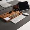 Handmade Beech Wood Desk Organizer Set: Minimalist Home Office Decor Handmade Beech Wood Desk Organizer Set: Minimalist Home Office Decor