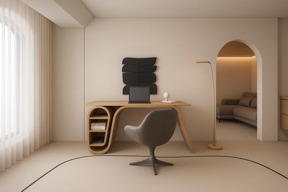 Parametric Wooden Desk | Digital DXF File