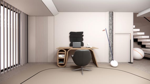 Parametric Wooden Desk | Digital DXF File - Image 2