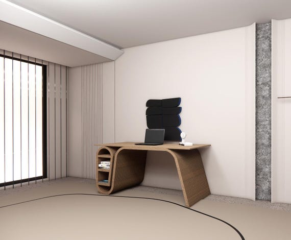 Parametric Wooden Desk | Digital DXF File - Image 3