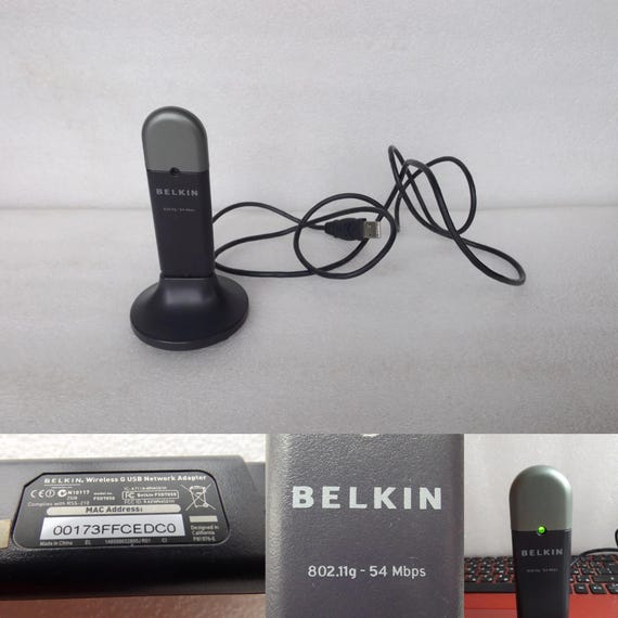 Belkin Wireless G USB Network Adapter F5D7050 , Works