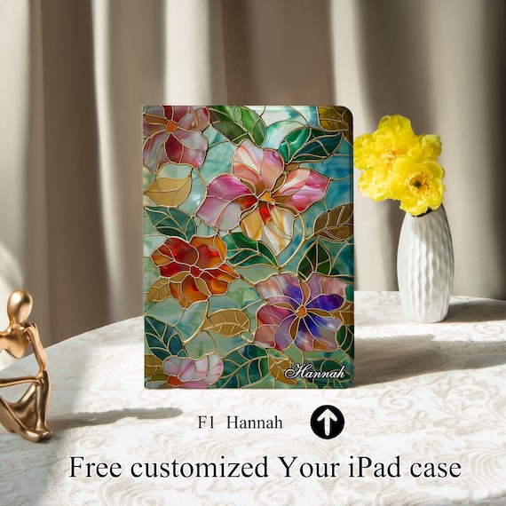 Stained Glass iPad Case, iPad 2025 11/10th Case, 2025 iPad Air 7/6/5/4 Case, iPad Pro 11"12.9"13" Case With Pencil Slot, iPad Mini 6/7 Case - Image 2