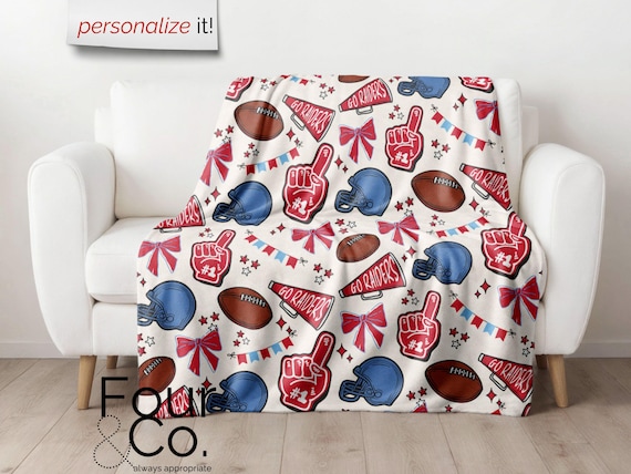 Football Team Blanket, Football Player Blanket, Football Mom - Image 4
