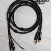 Turntable Cable Set | Mogami Cable, Dual Gold RCA, Spade Ground Wire, Braided Sleeve | Handmade, Universal, Project, Audio Technica, Rega Turntable Cable Set | Mogami Cable, Dual Gold RCA, Spade Ground Wire, Braided Sleeve | Handmade, Universal, Project, Audio Technica, Rega