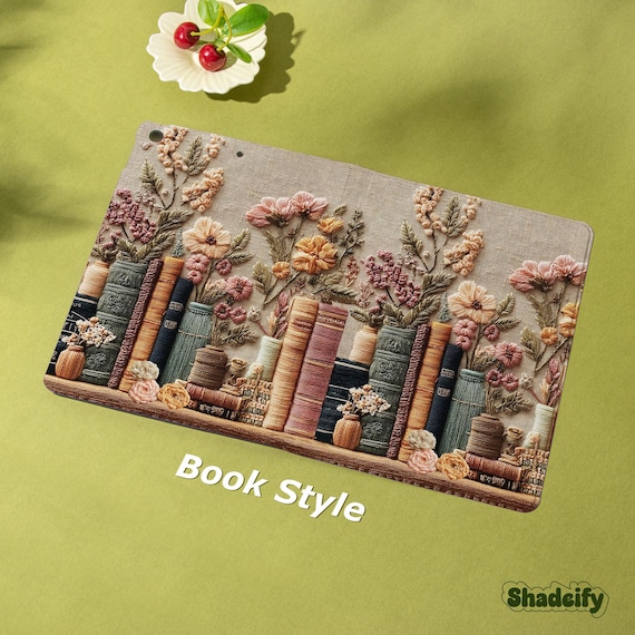 Embroidery Printing iPad Case With Pen Slot, iPad 2025 11/10th Case, iPad Air 7/6/5/4 Case, iPad Pro 11"12.9"13" Case, iPad Mini 6/7 Case - Image 5