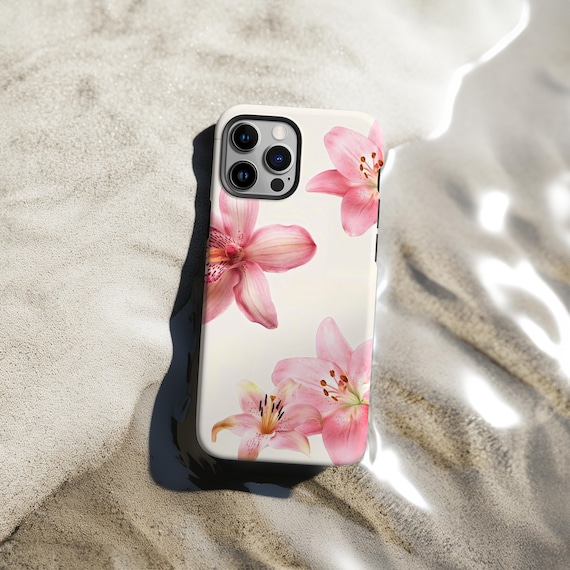 Pink Hibiscus Phone Case, Tropical Floral, Flower Print Cover, iPhone 17 16 15 14 13 12 11 Pro Max - Image 7