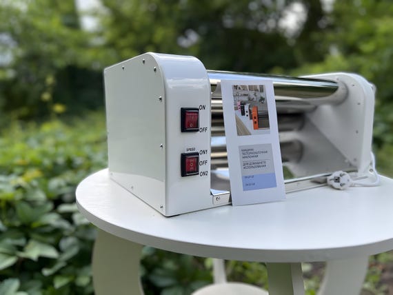 Professional electric dough sheeter machine, dough roller 19.7" for perfect baking, gift chef, grandma, pizzeria for pasta, 220/110 volt - Image 3