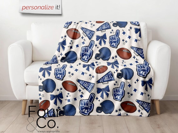 Football Team Blanket, Football Player Blanket, Football Mom